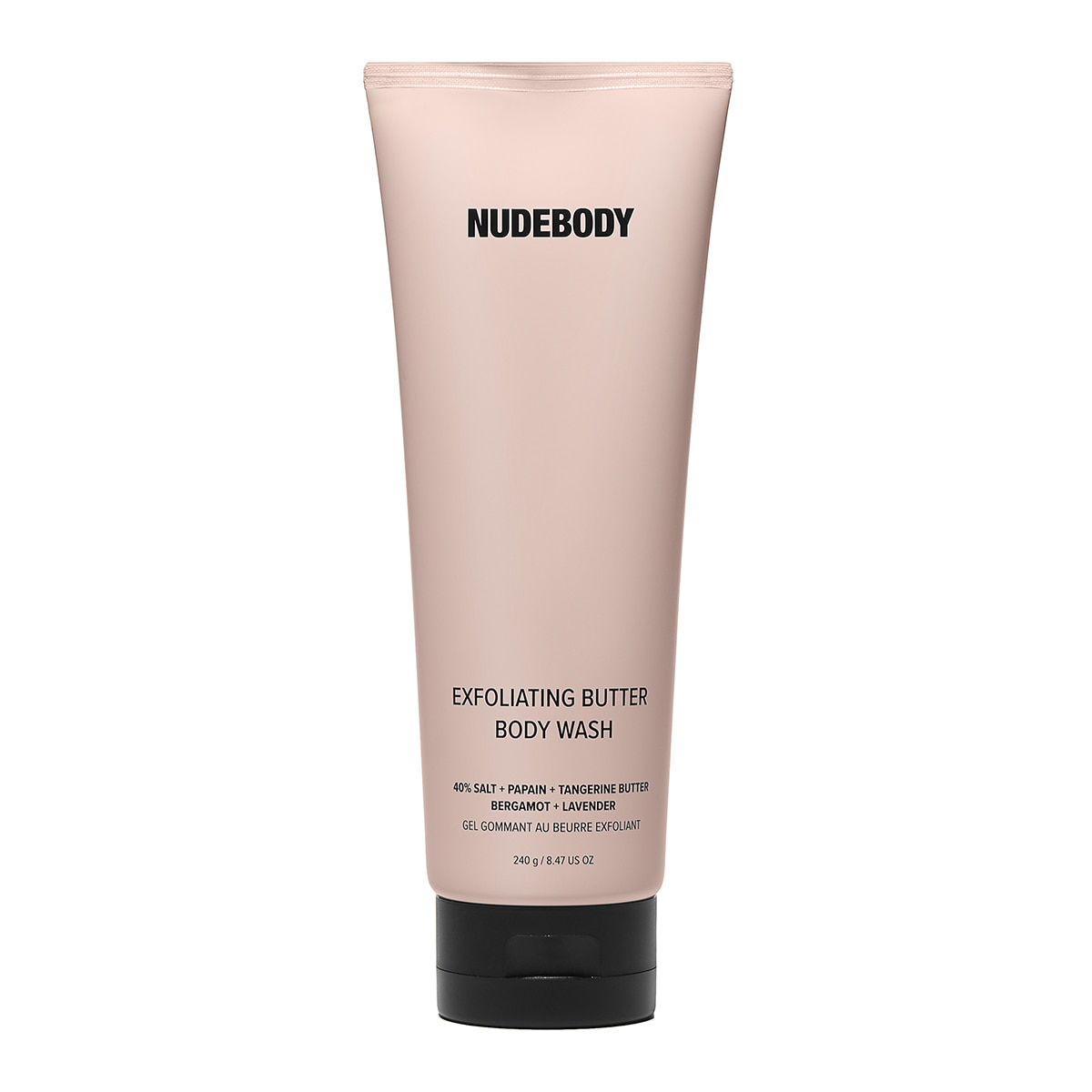 nudebody exfoliating butter body wash (gel exfoliante corporal)